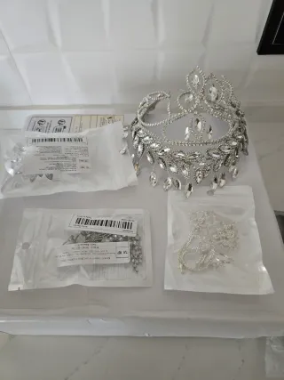 Pacchetto di gioielli in argento per donna e accessori