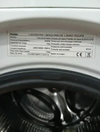 Lavadora Carga Frontal Haier 10 kg RPM 1400 A+++
