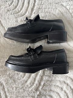 Mocasines estilo Louis Vuitton Piel Negro Sin Usar