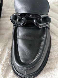 Mocasines estilo Louis Vuitton Piel Negro Sin Usar