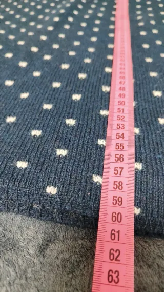 Falda punto azul marino Talla L