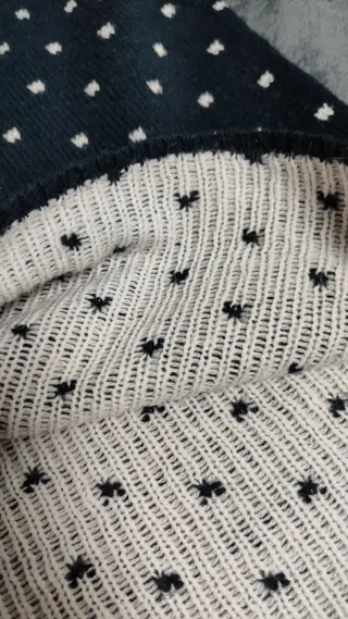 Falda punto azul marino Talla L