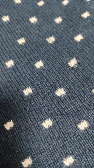 Falda punto azul marino Talla L