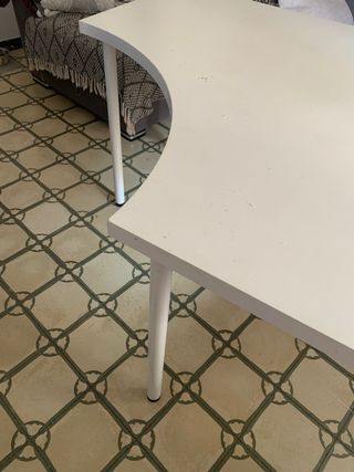Escritorio esquinero blanco Ikea