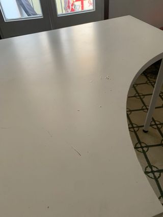 Escritorio esquinero blanco Ikea