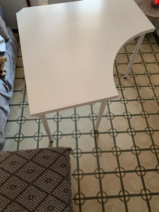 Escritorio esquinero blanco Ikea