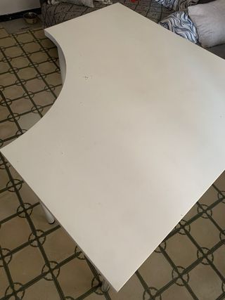 Escritorio esquinero blanco Ikea