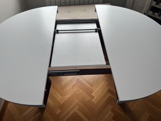 Mesa redonda extensible madera 1,30.