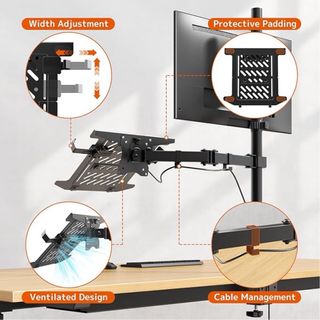 Supporto Monitor Ultrawide+Portatile PUTORSEN 17-49”