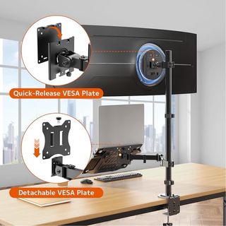 Supporto Monitor Ultrawide+Portatile PUTORSEN 17-49”