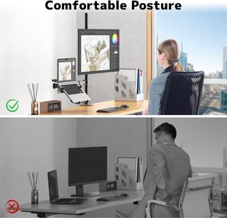 Supporto Monitor Ultrawide+Portatile PUTORSEN 17-49”