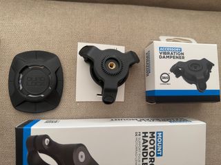 Quad Lock Soporte Manillar Moto + Dampener