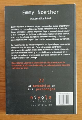 15€ x libro. Matemáticas en sus personajes.