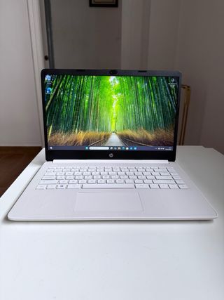 Portátil HP Blanco SSD + 1TB AMD 3020e como nuevo