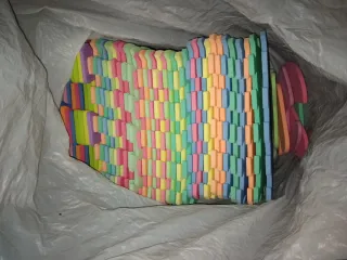 Suelo de goma puzzle multicolor