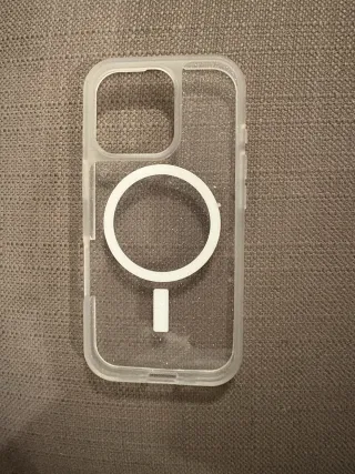 Funda React MagSafe iPhone 16 Pro–purpurina