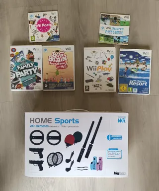 Nintendo Wii con giochi e accessori