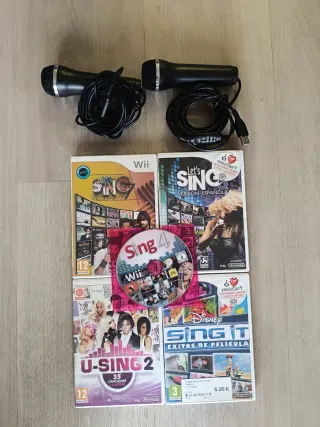 Nintendo Wii con giochi e accessori