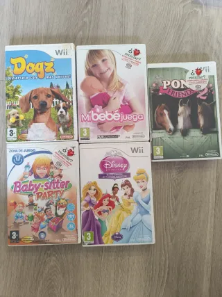 Nintendo Wii con giochi e accessori