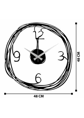 Reloj de Pared ABERTO DESIGN Negro 48cm