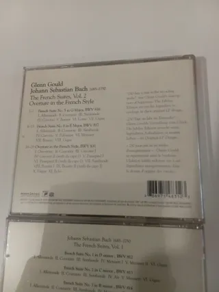Glenn Gould - Bach: The French Suites CD