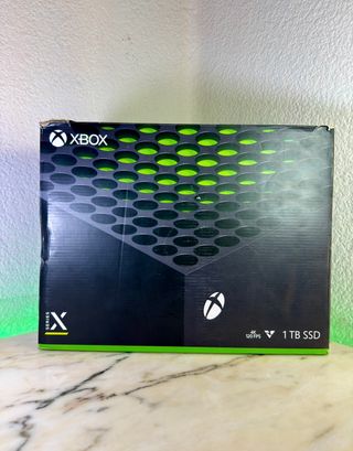 Xbox Series X con Mando Verde Neón