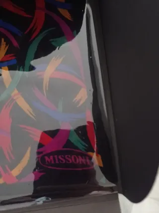 Pochette Aria Missoni in seta