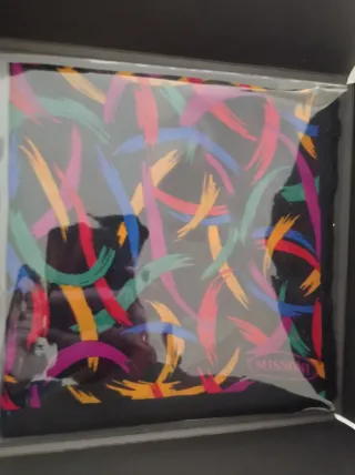 Pochette Aria Missoni in seta