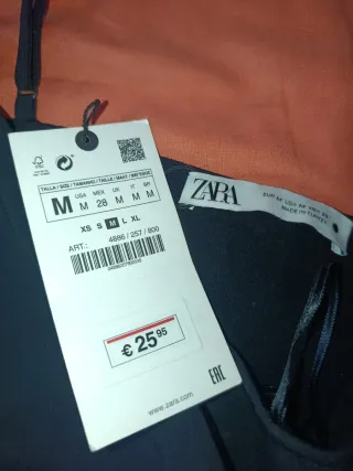 Body Zara Negro Talla M