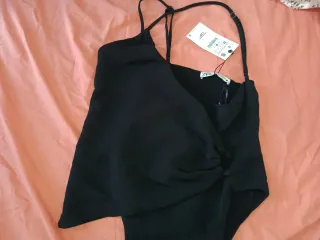 Body Zara Negro Talla M
