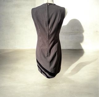 Vestido H&M Negro/Gris Talla XL