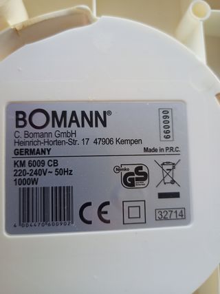 Robot amasador BOMANN 1000W