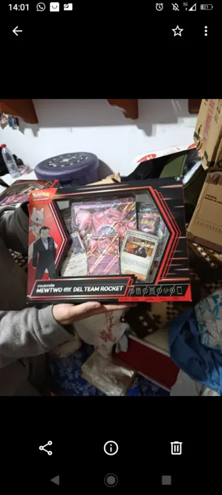 Colección Pokémon Mewtwo ex Team Rocket
