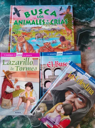 Pack animales+El Lazarillo+El Buscón+La Celestina