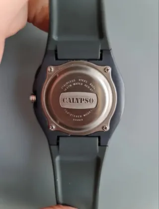 Reloj Calypso Negro y Plateado