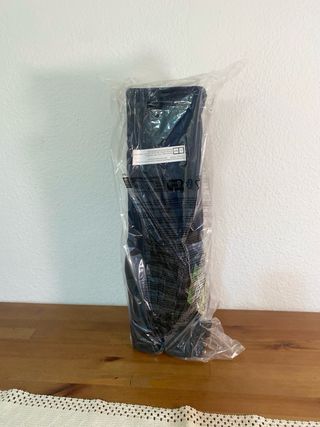 Taburete plegable camping negro