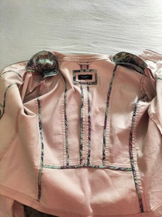 Cazadora vaquera rosa