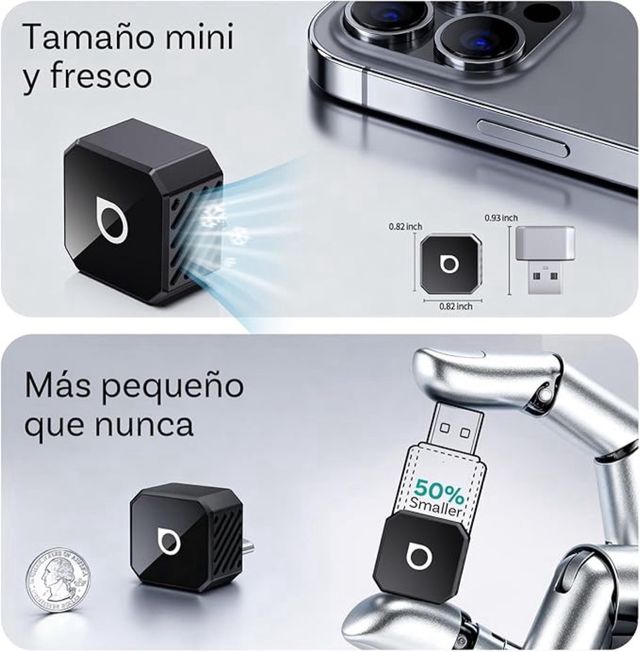 Ottocast Mini Adaptador CarPlay Android Auto Inalá