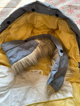 Chaqueta Nieve Mujer Quechua Gris/Blanco