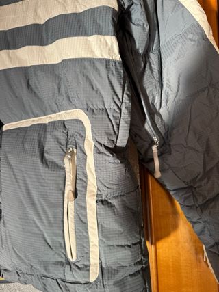 Chaqueta Nieve Mujer Quechua Gris/Blanco