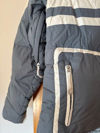 Chaqueta Nieve Mujer Quechua Gris/Blanco