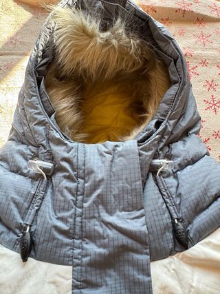 Chaqueta Nieve Mujer Quechua Gris/Blanco