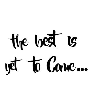 Adorno mural madera The best is yet to come