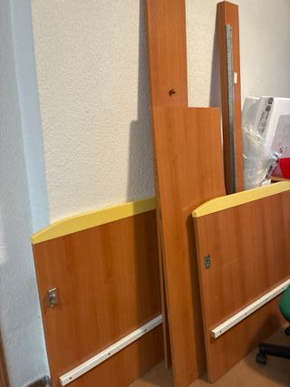 Habitación juvenil cama nido con somier