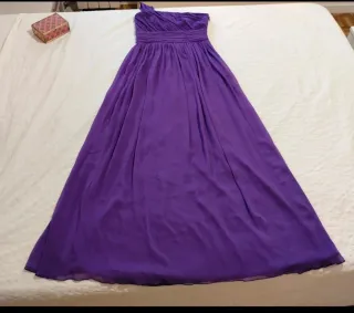 Vestido fiesta morado. Marca Easy Wear