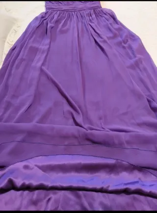 Vestido fiesta morado. Marca Easy Wear