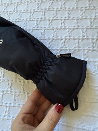 Manoplas Wedze Negras Impermeables