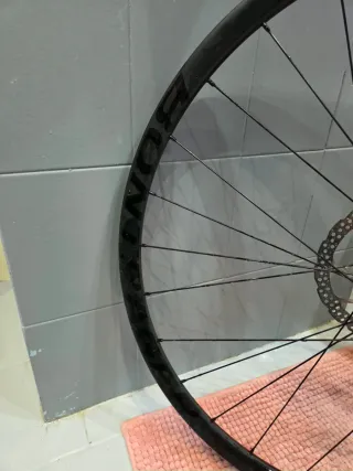 Ruedas de Carbono Bontrager.