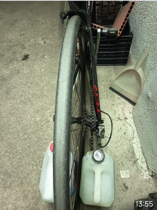 Bicicleta de carretera Giant Negra/Roja