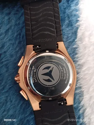 Reloj TechnoMarine Original Dorado y Azul